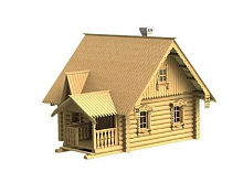 Сборная деревянная модель СВМодель Сторожевой домик, 547 деталей, 172