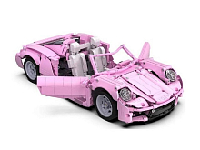 Конструктор CaDA спортивный автомобиль Pink Holiday 112 1181 деталь