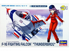 Сборная модель Hasegawa Самолет EGG PLANE F16 THUNDERBIRDS