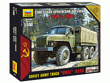 Сборная модель ZVEZDA Советский грузовик Урал, 1100