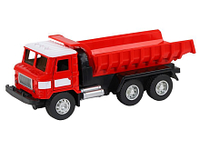 Машина АВТОПАНОРАМА Грузовик, 132, красный, откр двери, свет, звук, инерция, вк 24810 см