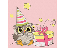 Картина по номерам 20х20 СЛАДКОЕ УГОЩЕНИЕ 12 цветов