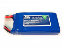 Аккумулятор E-Flite Li-Po 1300mAh 11.1V 25C