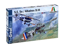 Сборная модель ITALERI 1374ИТ САМОЛЕТ SE5a and ALBATROS DIII