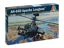 Сборная модель ITALERI 0080ИТ Вертолет AH64D Apache Longbow, 172