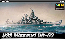 Сборная модель Корабль USS Missouri BB-63 1/700