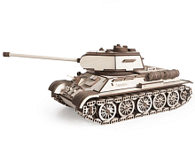 Деревянный конструктор Lemmo Танк Т3485, 612 деталей