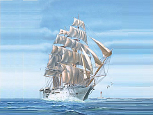Сборная модель Корабль "Дунай" 1/150
