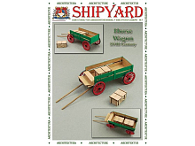 Сборная картонная модель Shipyard телега №69, 172