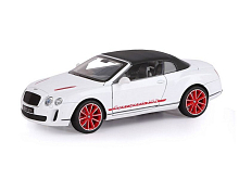 Машина АВТОПАНОРАМА Bentley Continental Supersports ISR, белый, 124, вк 24,512,510,5 см