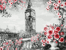 Картина по номерам 40х50 АНГЛИЙСКИЙ ПЕЙЗАЖ 18 цветов