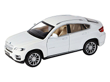 Машина АВТОПАНОРАМА BMW X6, белый, 132 , свет, звук, инерция, вк 17,513,59 см