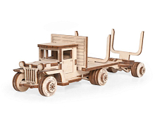 Деревянный конструктор Lemmo Грузовичок ЛТ с роспуском, 57 деталей