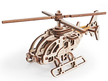 Деревянный конструктор Lemmo Вертолет Стриж, 37 деталей