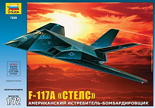 Сборная модель Американский истребительбомбардировщик F117A Стелс