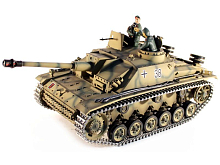Радиоуправляемый танк Taigen 116 SturmgeschutzIIIausfgsd Герм HC для ИК танк боя 24G RTR