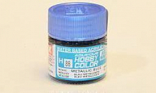 Краска акрил для пластика тм MRHOBBY  10мл  METALLIC BLUE, шт