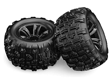 Колесо в сборе для автомоделей MJX 116, черное