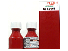 Эмаль АКАН акриловая Красная выцветшая, 10 мл