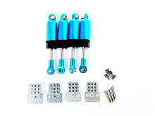 Аммортизаторы WPL металлические, с удлиннителями и крепежом 4 шт для C14, C24
