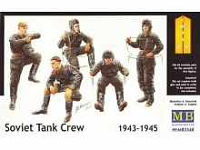 Сборная модель Фигуры Советский танковый экипаж 194345г