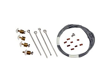 Тросовая система управления рулем направления авиамодели Eflite