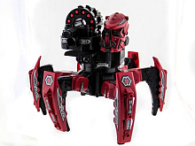 РУ боевой роботпаук Space Warrior, лазер, ракеты, красный, NiMh и ЗУ, 24G