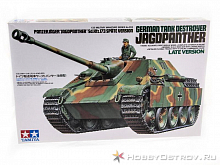 Склеиваемая модель Tamiya 135 Самох противотанковое орудие Jagdpanther, поздняя версия, с 1 фиг