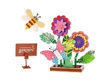 Конструктор CaDA цветочный сад 230 деталей