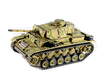 РУ танк Taigen 116 Panzerkampfwagen III Германия дым, свет для ИК боя V3 24G RTR камуфляж