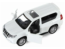 Машина АВТОПАНОРАМА Land Cruiser Prado, белый, 142, инерция, откр двери, вк 17,512,56,5 см