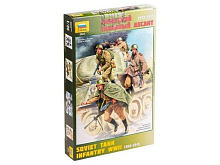 Сборная модель ZVEZDA Советский танковый десант 19431945 г, 135