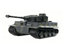 PУ танк Taigen 116 Tiger 1 Германия, поздняя версия звук, дым V3 24G RTR окраска Тики