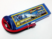 Аккумулятор Giant Power LiPo 2600mAh 111V 35C