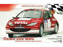 Сборная модель Пежо 206 WRC 143 604314