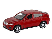 Машина АВТОПАНОРАМА BMW X6, красный, 143, инерция, вк 17,512,56,5 см