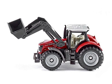 Трактор Siku Massey Ferguson с фронтпогрузчиком 1484