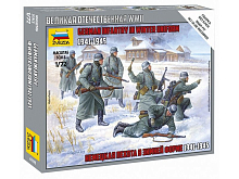 Сборные солдатики ZVEZDA Немецкая пехота 19391942гг зима, 172