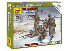 Сборные солдатики ZVEZDA Советская пехота 194143гг зима, 172