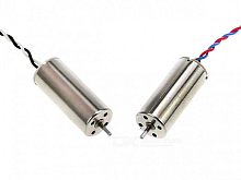 Мотор B для квадрокоптера Hubsan H107D чернобелые провода