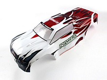Белокрасный кузов для монстра Himoto E8MTL