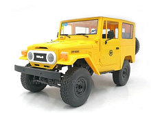 Радиоуправляемая автомодель WPL Toyota FJ40 желтая 4WD 24G 116 RTR