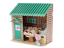 3D пазлы из пенокартона ПЕКАРНЯ 34 детали, 4 листа