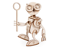 Деревянный конструктор Lemmo Робот САН, 71 деталь