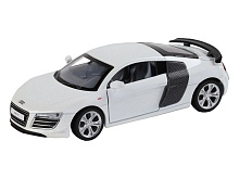 Машина АВТОПАНОРАМА Audi R8 GT, белый, 132, свет, звук, инерция, вк 17,513,59 см