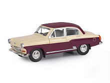 Машина АВТОПАНОРАМА Волга ГАЗ21 Двухцветная, бежевокоричневый, 124, вк 261211 см