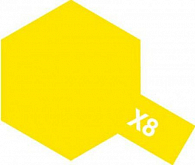 Краска акрил 10мл X8 Lemon Yellow лимонжелтая, шт