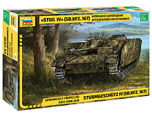 Сборная модель ZVEZDA Немецкая самоходная артиллерийская установка StugG IV SDKFZ167, 135