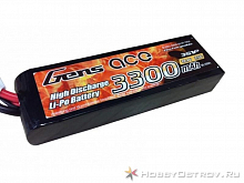 Аккумулятор GensAce Li-Po 3300мАh 11.1V 25C TRX