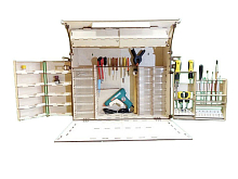 Набор для самостоятельной сборки СВМодель Большое переносное раб место моделиста, 1230х550х600 мм